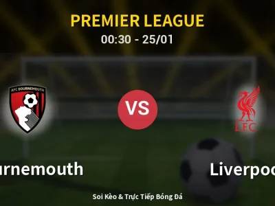 Kết Quả: Bournemouth 3-2 Liverpool – Highlight & Bàn Thắng | Premier League