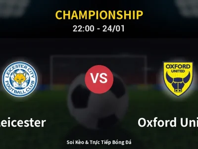 Soi Kèo Leicester vs Oxford United – 22:00 24/01 | Nhận Định, Dự Đoán Tỷ Số