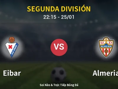 Soi Kèo Eibar vs Almeria – 22:15 25/01 | Nhận Định, Dự Đoán Tỷ Số