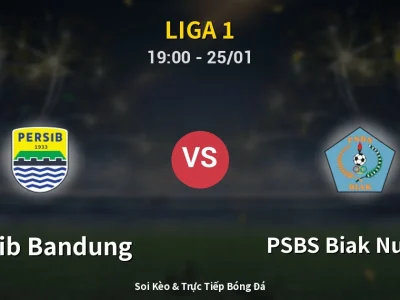 Kết Quả: Persib Bandung 1-0 PSBS Biak Numfor – Highlight & Bàn Thắng | Liga 1