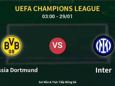 Kết Quả: Borussia Dortmund 0-2 Inter – Highlight & Bàn Thắng | UEFA Champions League