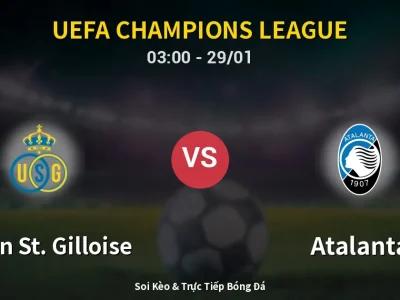 Kết Quả: Union St. Gilloise 1-0 Atalanta – Highlight & Bàn Thắng | UEFA Champions League