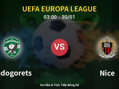 Kết Quả: Ludogorets 1-0 Nice – Highlight & Bàn Thắng | UEFA Europa League