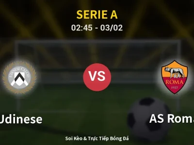 Kết Quả: Udinese 1-0 AS Roma – Highlight & Bàn Thắng | Serie A