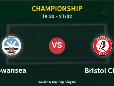 Kết Quả: Swansea 1-0 Bristol City – Highlight & Bàn Thắng | Championship