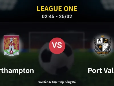 Kết Quả: Northampton 0-1 Port Vale – Highlight & Bàn Thắng | League One