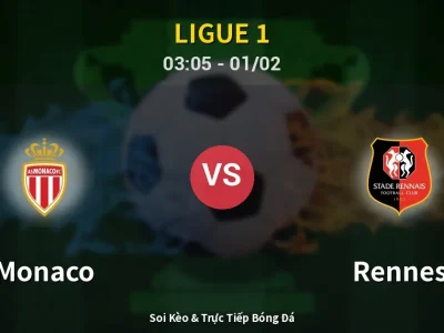 Kết Quả: Monaco 4-0 Rennes – Highlight & Bàn Thắng | Ligue 1