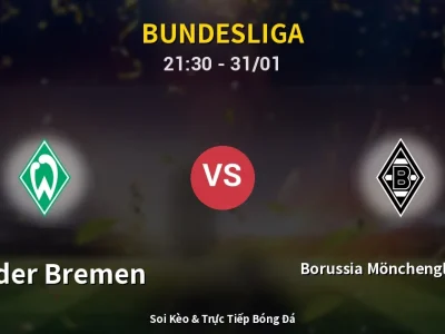 🔴 Trực Tiếp: Werder Bremen 0-0 Borussia Mönchengladbach – Link Xem Bundesliga (Full HD)