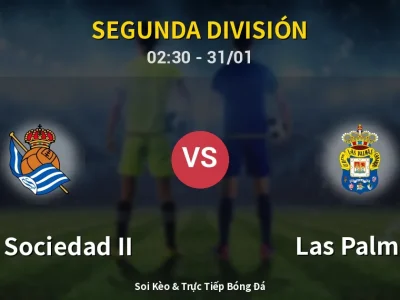 Kết Quả: Real Sociedad II 1-1 Las Palmas – Highlight & Bàn Thắng | Segunda División