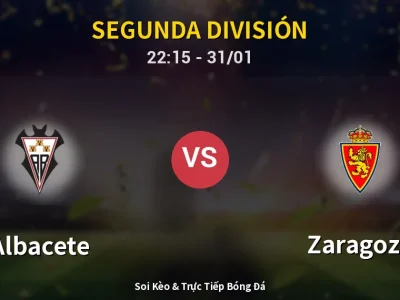 Soi Kèo Albacete vs Zaragoza – 22:15 31/01 | Nhận Định, Dự Đoán Tỷ Số