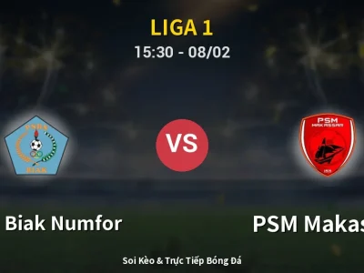 Kết Quả: PSBS Biak Numfor 1-2 PSM Makassar – Highlight & Bàn Thắng | Liga 1