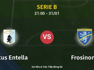 🔴 Trực Tiếp: Virtus Entella 0-0 Frosinone – Link Xem Serie B (Full HD)