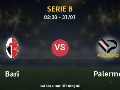 Kết Quả: Bari 0-3 Palermo – Highlight & Bàn Thắng | Serie B