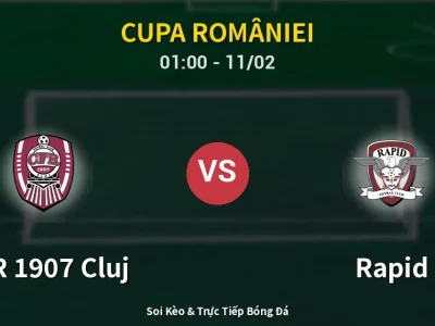 Kết Quả: CFR 1907 Cluj 1-1 Rapid – Highlight & Bàn Thắng | Cupa României