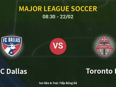 Kết Quả: FC Dallas 3-2 Toronto FC – Highlight & Bàn Thắng | Major League Soccer
