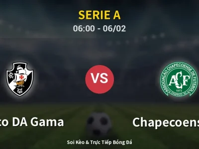 Kết Quả: Vasco DA Gama 1-1 Chapecoense-sc – Highlight & Bàn Thắng | Serie A