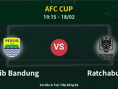 🔴 Trực Tiếp: Persib Bandung 1-0 Ratchaburi – Link Xem AFC Cup (Full HD)