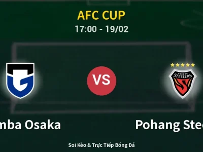 Kết Quả: Gamba Osaka 2-1 Pohang Steelers – Highlight & Bàn Thắng | AFC Cup