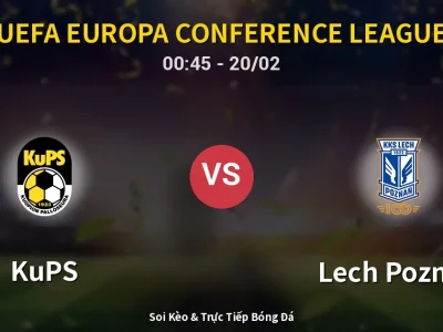 Kết Quả: KuPS 0-2 Lech Poznan – Highlight & Bàn Thắng | UEFA Europa Conference League