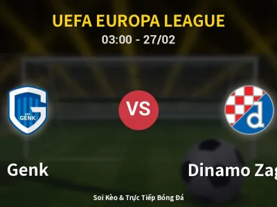 Kết Quả: Genk 3-3 Dinamo Zagreb – Highlight & Bàn Thắng | UEFA Europa League
