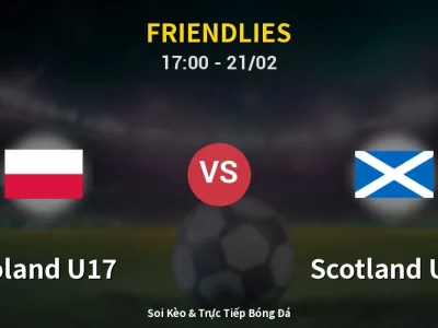 Kết Quả: Poland U17 4-2 Scotland U17 – Highlight & Bàn Thắng | Friendlies