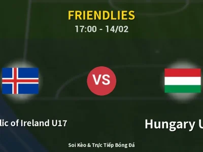 Soi Kèo Republic of Ireland U17 vs Hungary U17 – 17:00 14/02 | Nhận Định, Dự Đoán Tỷ Số