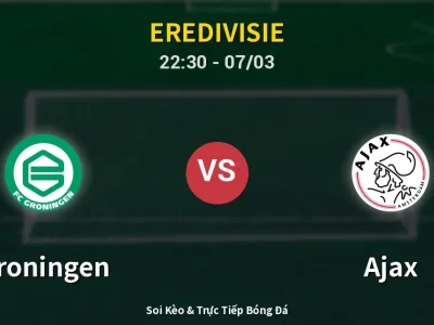 Soi Kèo Groningen vs Ajax – 22:30 07/03 | Nhận Định, Dự Đoán Tỷ Số