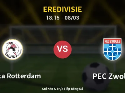Kết Quả: Sparta Rotterdam 1-1 PEC Zwolle – Highlight & Bàn Thắng | Eredivisie