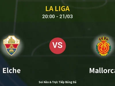 Soi Kèo Elche vs Mallorca – 20:00 21/03 | Nhận Định, Dự Đoán Tỷ Số