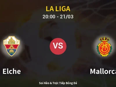 🔴 Trực Tiếp: Elche 0-0 Mallorca – Link Xem La Liga (Full HD)