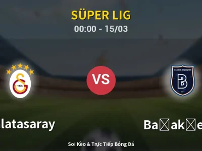 Kết Quả: Galatasaray 3-0 Başakşehir – Highlight & Bàn Thắng | Süper Lig