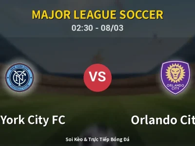 Kết Quả: New York City FC 5-0 Orlando City SC – Highlight & Bàn Thắng | Major League Soccer