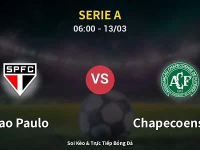 Kết Quả: Sao Paulo 2-0 Chapecoense-sc – Highlight & Bàn Thắng | Serie A