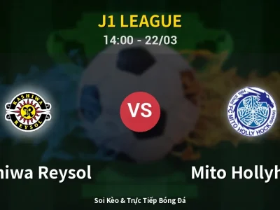 🔴 Trực Tiếp: Kashiwa Reysol 2-0 Mito Hollyhock – Link Xem J1 League (Full HD)
