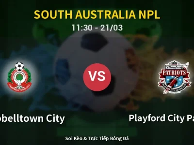 Kết Quả: Campbelltown City 2-1 Playford City Patriots – Highlight & Bàn Thắng | South Australia NPL