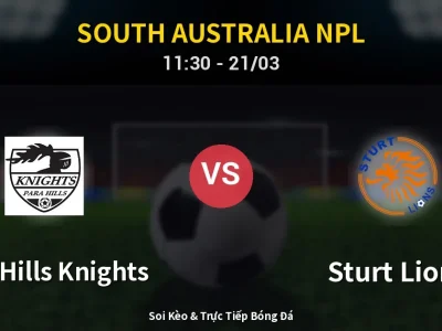 Kết Quả: Para Hills Knights 0-5 Sturt Lions – Highlight & Bàn Thắng | South Australia NPL