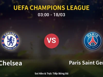 Kết Quả: Chelsea 0-3 Paris Saint Germain – Highlight & Bàn Thắng | UEFA Champions League