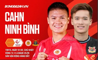 CAHN vs Ninh Bình: Trận 'Chung Kết' V.League, Quyết Định Ngôi Vương Lượt Đi 1